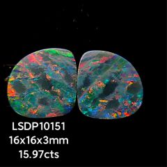 LSDP10151 Opal Doublet Pair